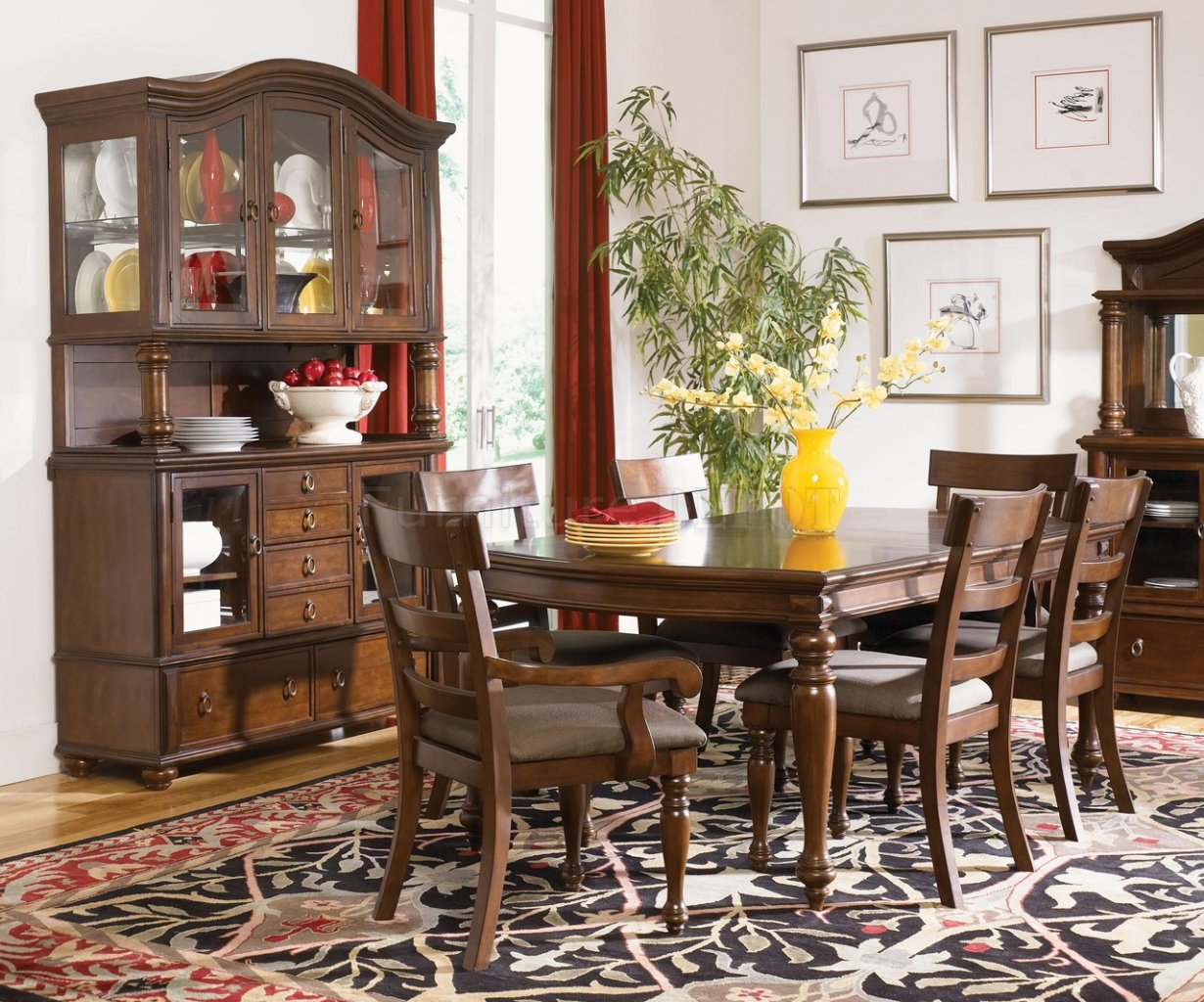 Traditional Dining Room Sets Cherry 26 Decoration Idea